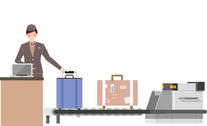 짐이 많아도 걱정 없이! 초과수하물 요금도 편리하게